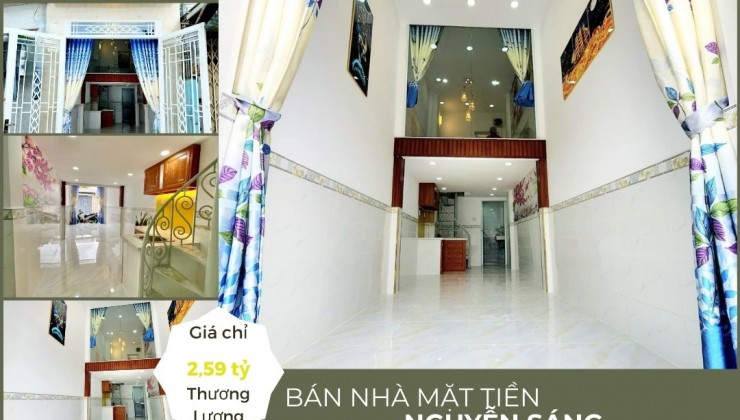 Bán nhà Mặt Tiền  MỚI-ĐẸP, 25m2, 1 LẦU, 2.59 tỷ GẦN ĐH Công Thương